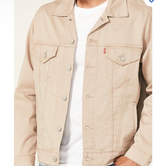 LEVI'S MEN'S HAYSTACK TRUCKER JACKET  Mint/green size: M - Picture 2 of 5